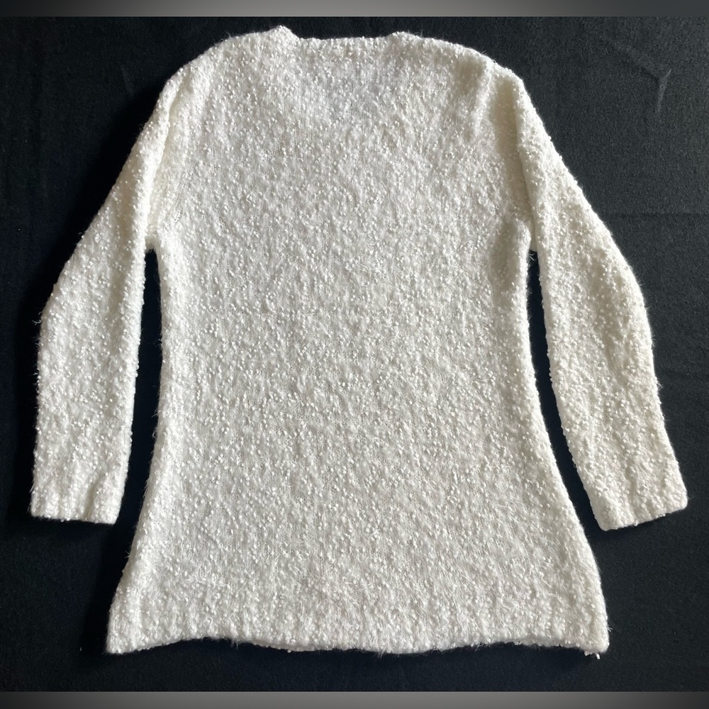 Joseph A. White Eyelash Pullover Sweater Women’s Large Fuzzy Soft Cozy Stretchy - Picture 6 of 6